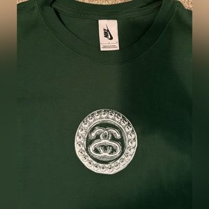 Nike collab t shirt with Stussy